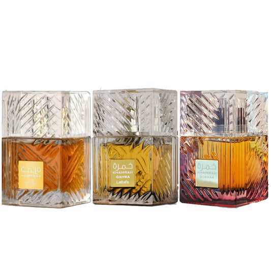 Lattafa Khamrah Discovery Set